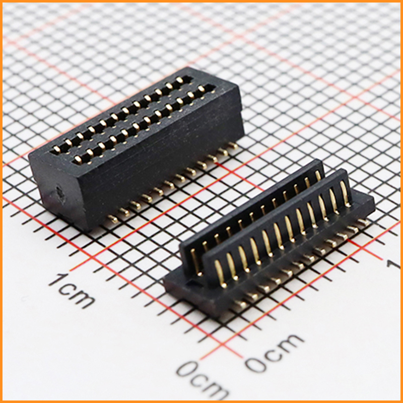 0.8間距 合高4.0-8.5 直插 「板對板連接器」