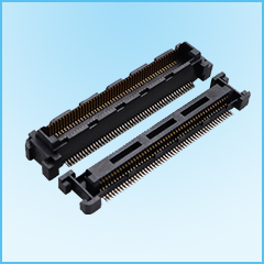 0.5間距 單槽高速信號 6.0合高 公母座「板對板連接器」
