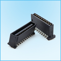 2.0間距 5.0合高  貼片公母座「板對板連接器」