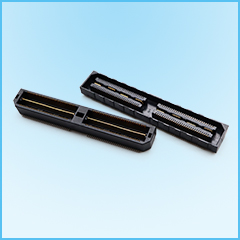 0.8間距 單槽高速信號 公母座「板對板連接器」